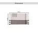 Larisa Cotton Dhurrie 60X90Cm - Choco Pan Home