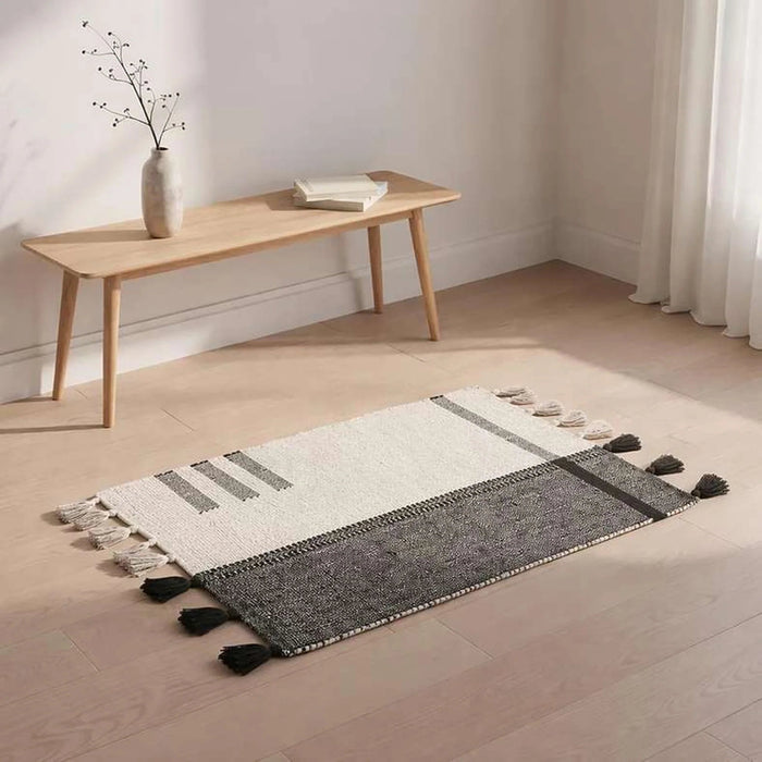 Larisa Cotton Dhurrie 60X90Cm - Olive Green Pan Home