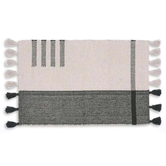 Larisa Cotton Dhurrie 60X90Cm - Olive Green Pan Home