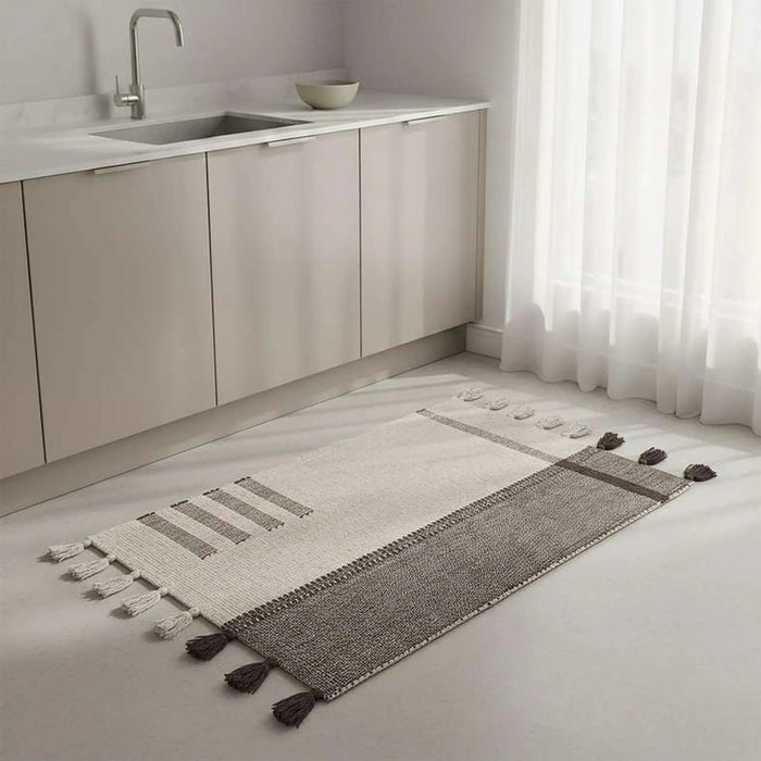 Larisa Cotton Dhurrie 90X150Cm - Choco Pan Home