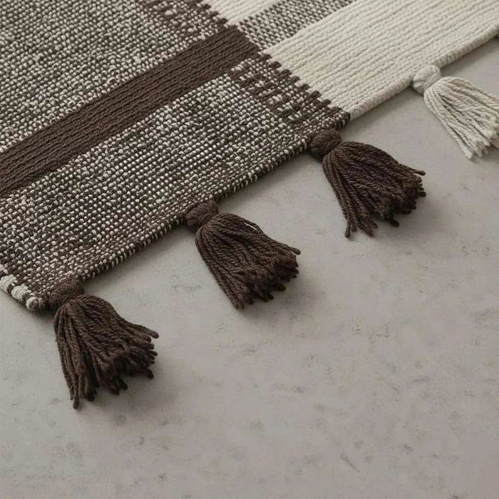 Larisa Cotton Dhurrie 90X150Cm - Choco Pan Home
