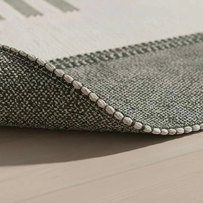 Larisa Cotton Dhurrie 90X150Cm - Olive Green Pan Home