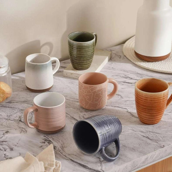 Laura Stoneware Mug 410Ml -Grey Pan Home