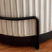 Laura Terracotta Planter With Stand 17X17X19.8Cm- White Pan Home