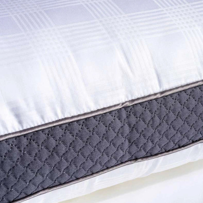Laurel Cotton Dobby Pillow +5Cm - White Pan Home