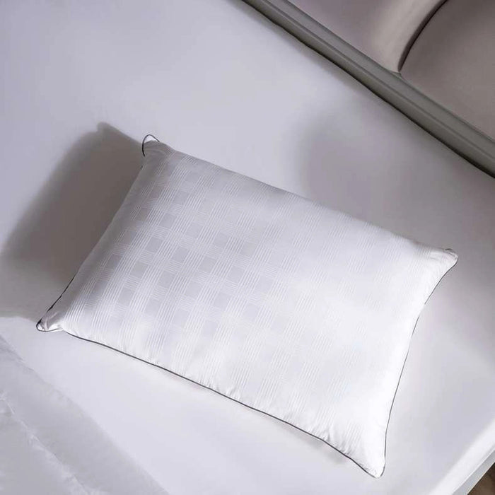 Laurel Cotton Dobby Pillow - White Pan Home