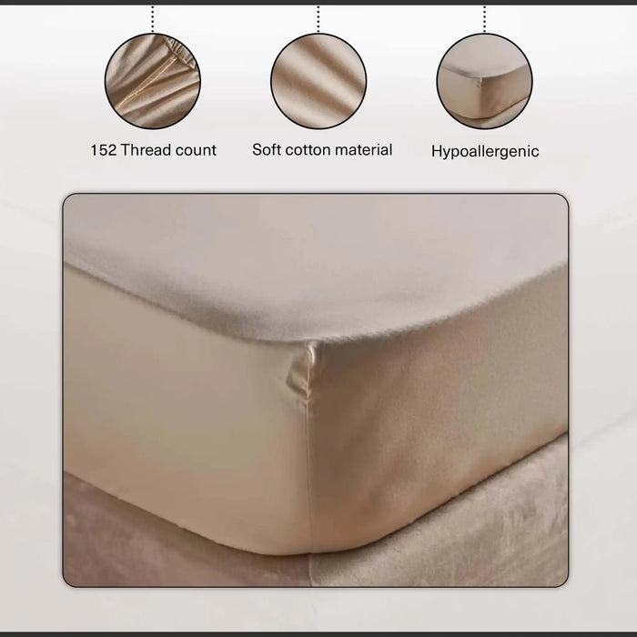 Lave King Fitted Sheet 180X200+33cm - Linen Pan Home