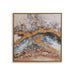 Lavish Framed Canvas Art 100X100Cm - Blue Pan Home