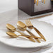 Laviza 24-Piece Cutlery Set With Stand -Gold Pan Home