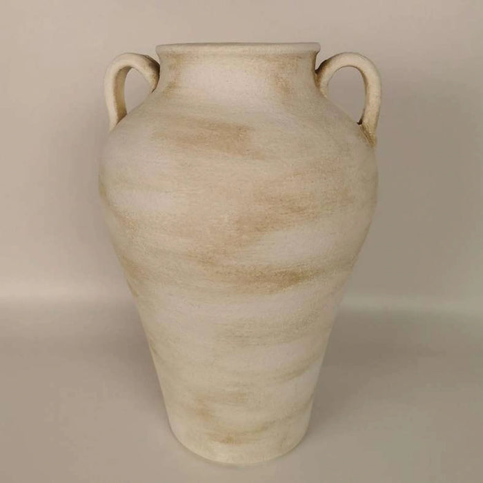 Laxpe Terracotta Vase 24.5X24.5X38Cm -White
