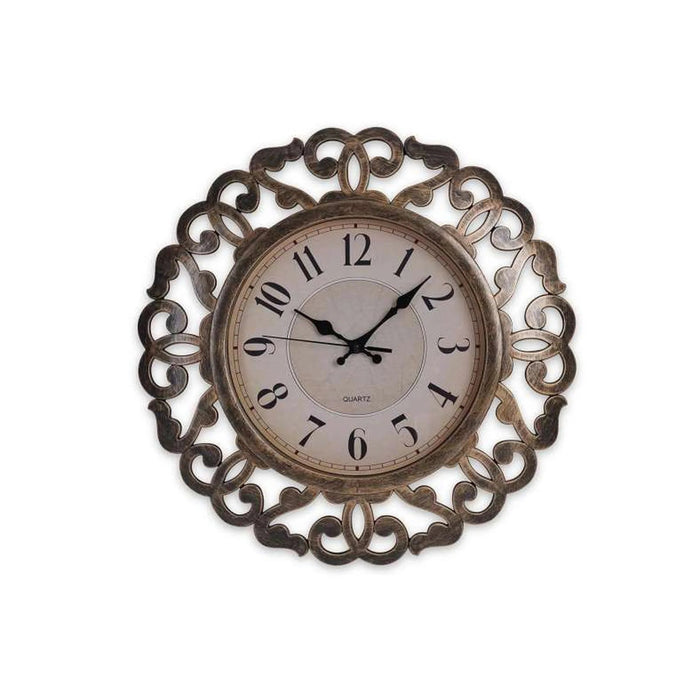 Layla Wall Clock Dia 41Cm - Gold Pan Home