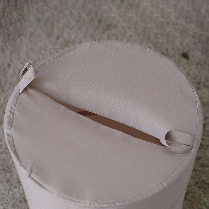 Lazlo Laundry Hamper Beige Pan Home