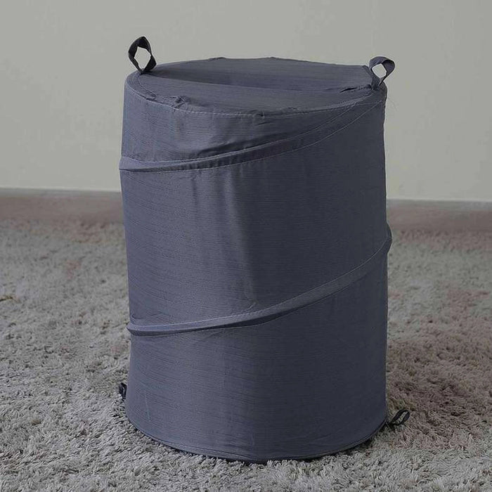 Lazlo Laundry Hamper D38X50Cm - Grey Pan Home