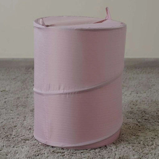 Lazlo Laundry Hamper Pink Pan Home