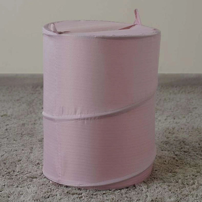 Lazlo Laundry Hamper Pink Pan Home