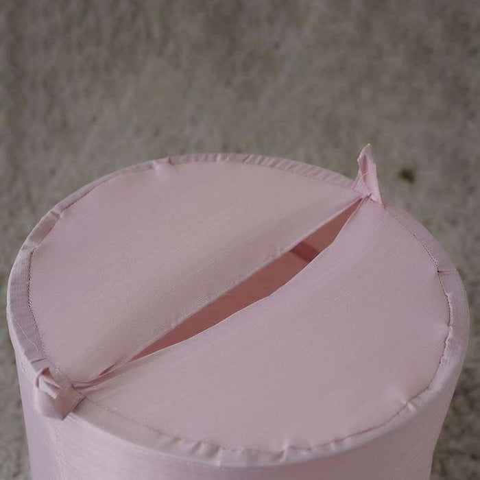 Lazlo Laundry Hamper Pink Pan Home