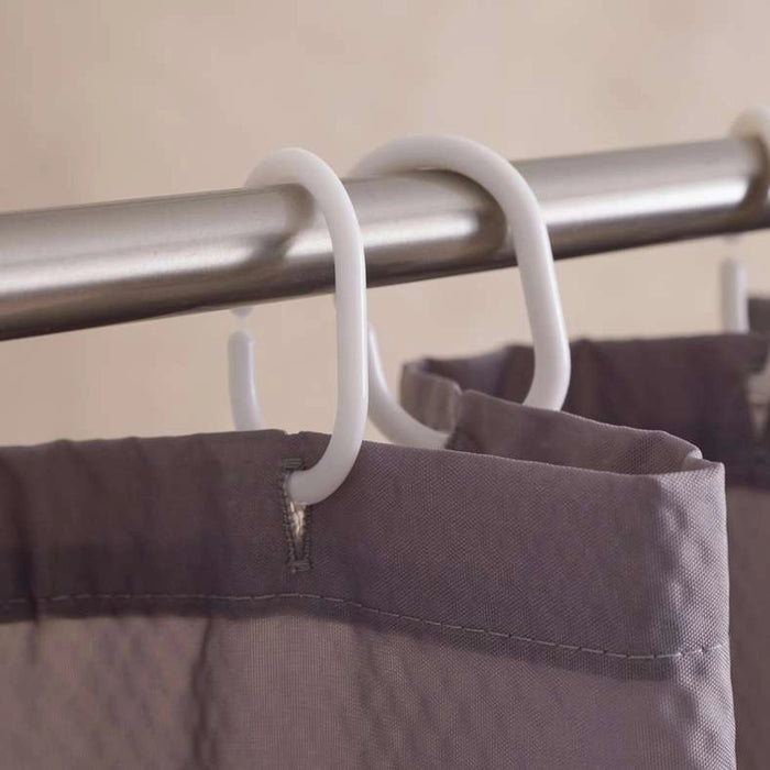 Lazlo Shower Curtain - Light Grey Pan Home