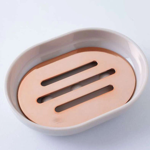 Lazlo Soap Dish Beige Pan Home