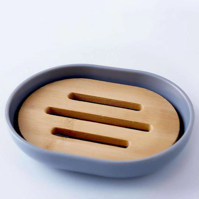 Lazlo Soap Dish - Grey Pan Home