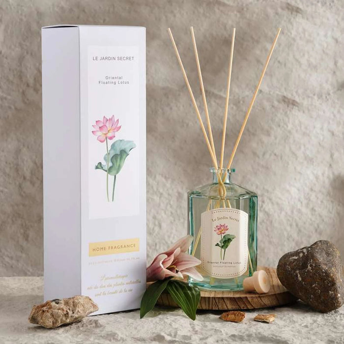 Le Jardin Secret Oriental Floating Lotus Reed Diffuser 950Ml - Blue