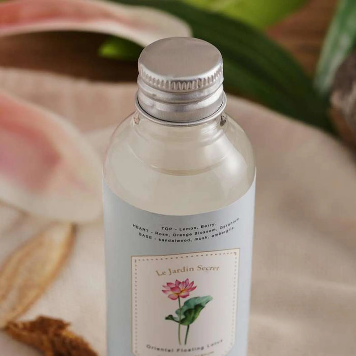 Le Jardin Secret Oriental Floating Lotus Refill Oil 100Ml - Blue