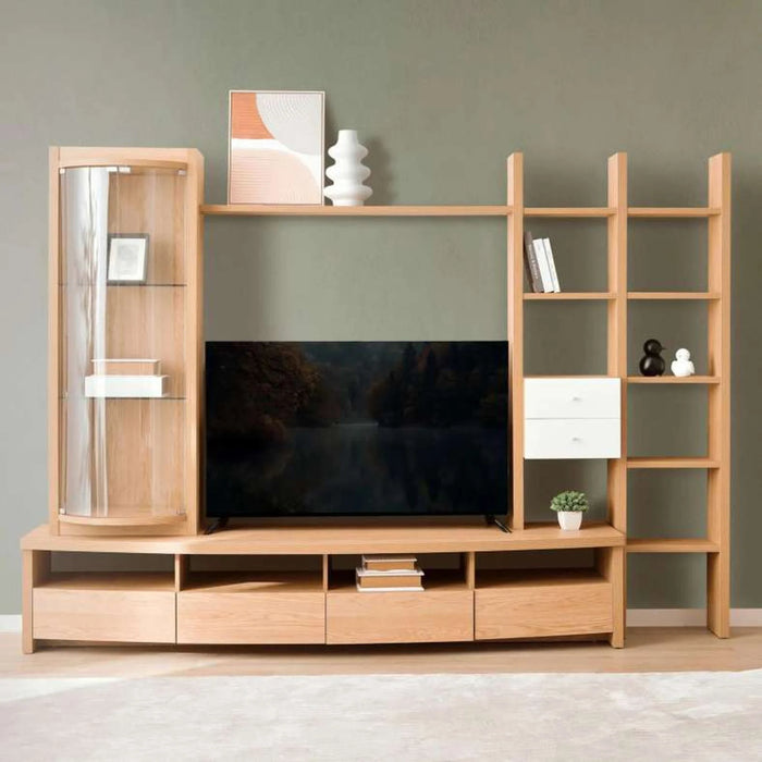 Leavenworth Entertainment Unit Up To 55Inches - Natural