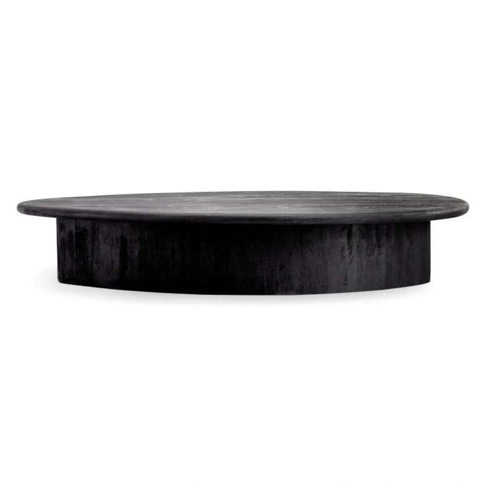 Leclerc Coffee Table Solid Wood - Black