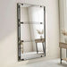 Ledger Leaner Floor Mirror 198.5X99.5Cm - Black Pan Home