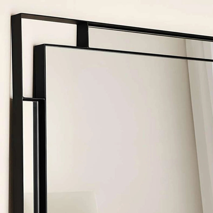 Ledger Leaner Floor Mirror 198.5X99.5Cm - Black Pan Home