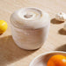 Legna Ribbed Canister 750Ml - White Pan Home