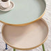 Lennon End Table Set Of 2 Metal Pan Home