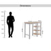 Lenny 1+2 Dining Set With Stool - Natural White Pan Home