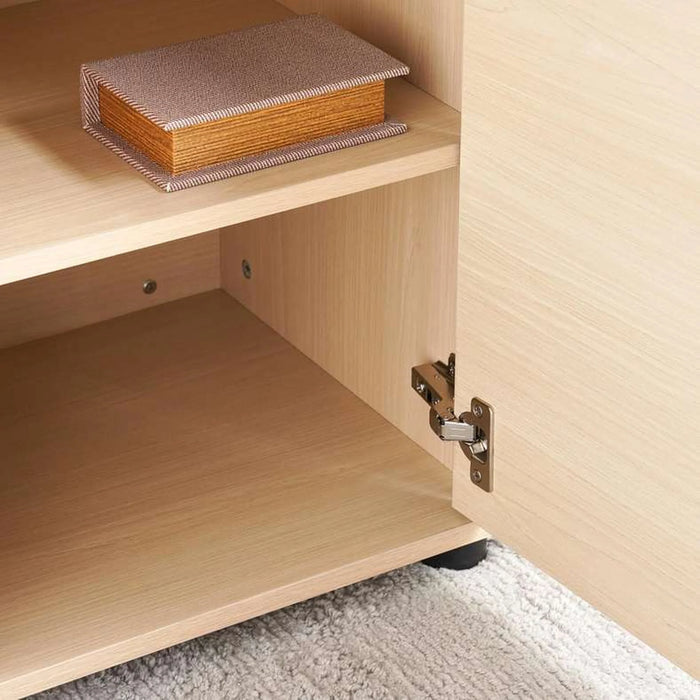 Leno Office Desk 180Cm -White Oak Top