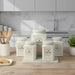 Lenosa Coffee Canister 700Ml -White Pan Home