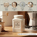 Lenosa Coffee Canister 700Ml -White Pan Home
