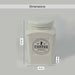 Lenosa Coffee Canister 700Ml -White Pan Home