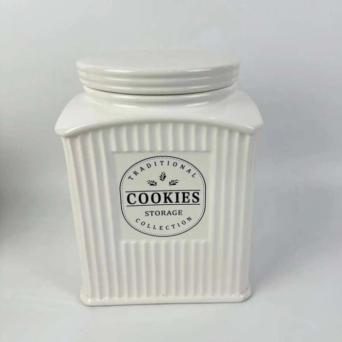 Lenosa Cookies Canister 2L -White