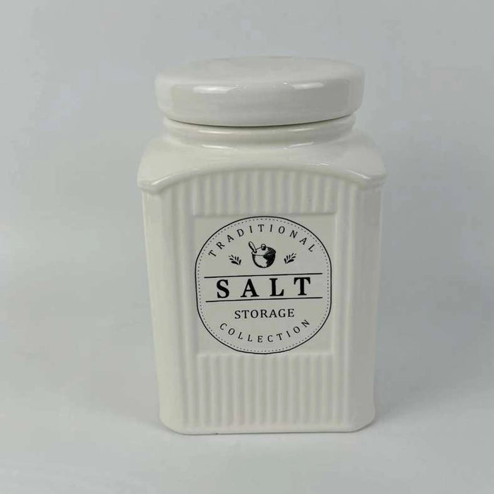 Lenosa Salt Canister 700Ml -White