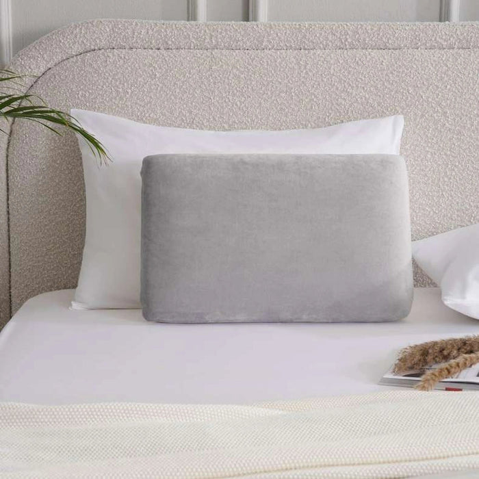 Lenzi Cool Gel Memory Foam Pillow - 36X56X12cm - White Pan Home