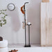 Leo Metal Tall Hanger - Black Pan Home