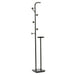 Leo Metal Tall Hanger - Black Pan Home