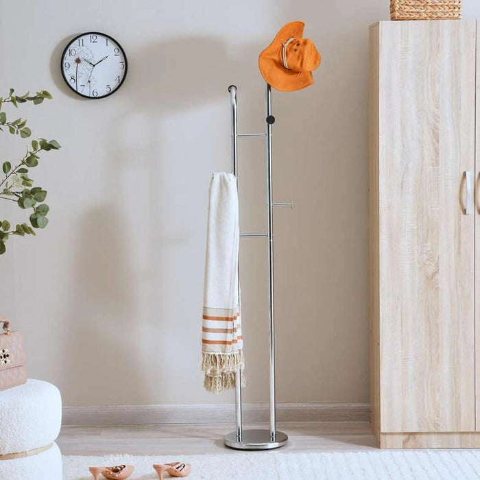 Leo Metal Tall Hanger 175Cm - Chrome Pan Home