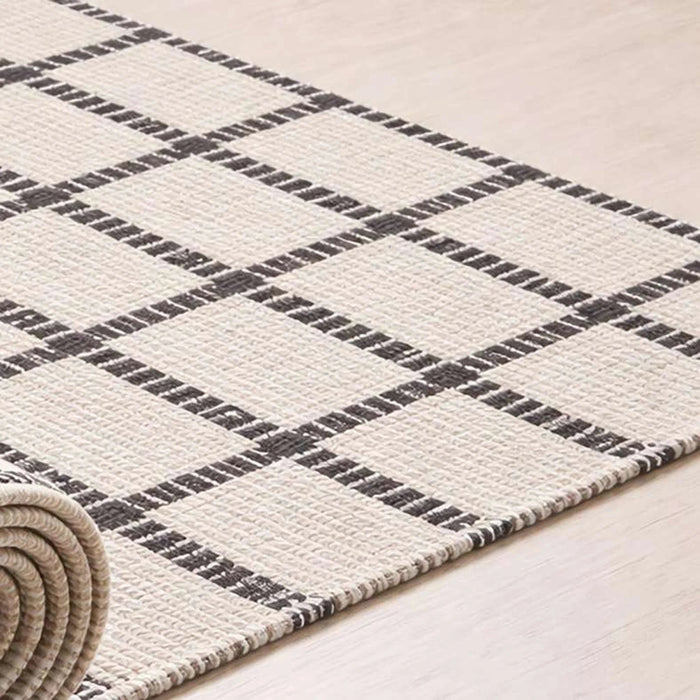 Leon Recycle Cotton Dhurrie 90X150Cm - Choco Pan Home