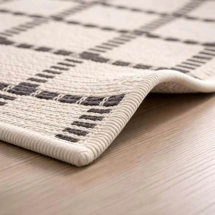Leon Recycle Cotton Dhurrie 90X150Cm - Choco Pan Home