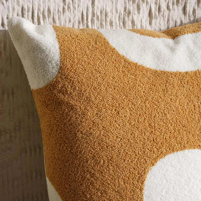 Leonard Embroidery Down Alternative Filled Cushion 50X50Cm-Ochre Pan Home