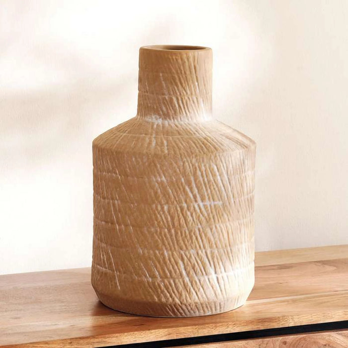 Lester Ceramic Vase 24.3X24.3X37.5Cm - Light Brown