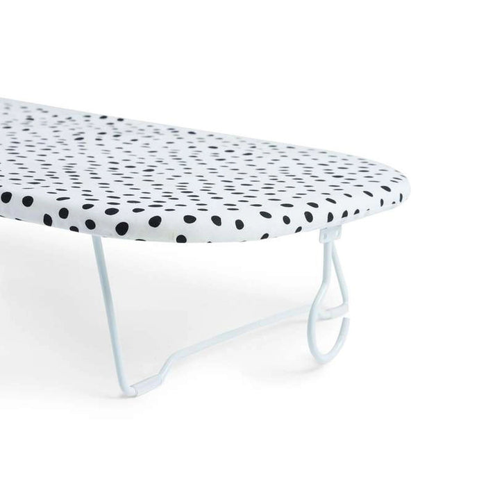 Levi Mesh Top Ironing Board With Hook For Hanging - White Pan Home