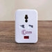 Levin 3-Way Universal Adapter 8X8X5Cm - White Pan Home