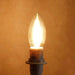 Levin Led C37 Filament Candle Bulb E14  5W 2700K Dimmable Warm Light - White Pan Home
