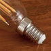 Levin Led C37 Filament Candle Bulb E14  5W 2700K Dimmable Warm Light - White Pan Home